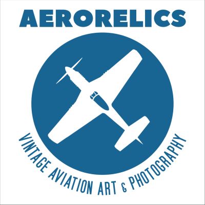 AeroRelics - personal logo for Redbubble.com storefront