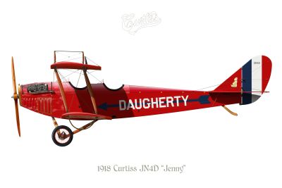 Curtiss JN4D Jenny Drawing