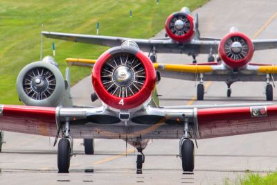 North American T-6s and SNJs