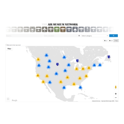 Air Museum Network - personal project